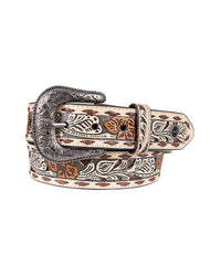 'Blakely' Leather Tooled Cutout Belt