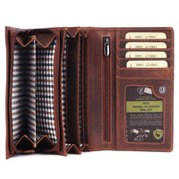 Greenwood Leather Brighton Travel Organiser Wallet