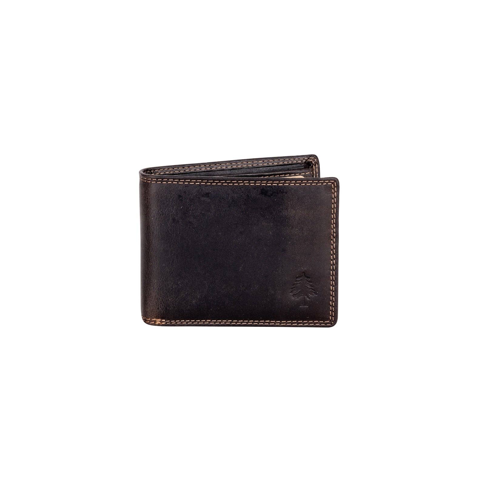 'Samson' RFID Leather Wallet – Brown