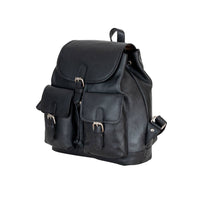 'Raven' Leather Backpack