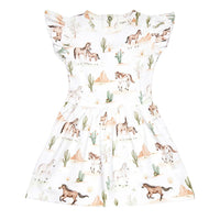 Wild Horses Short Sleeve Dress