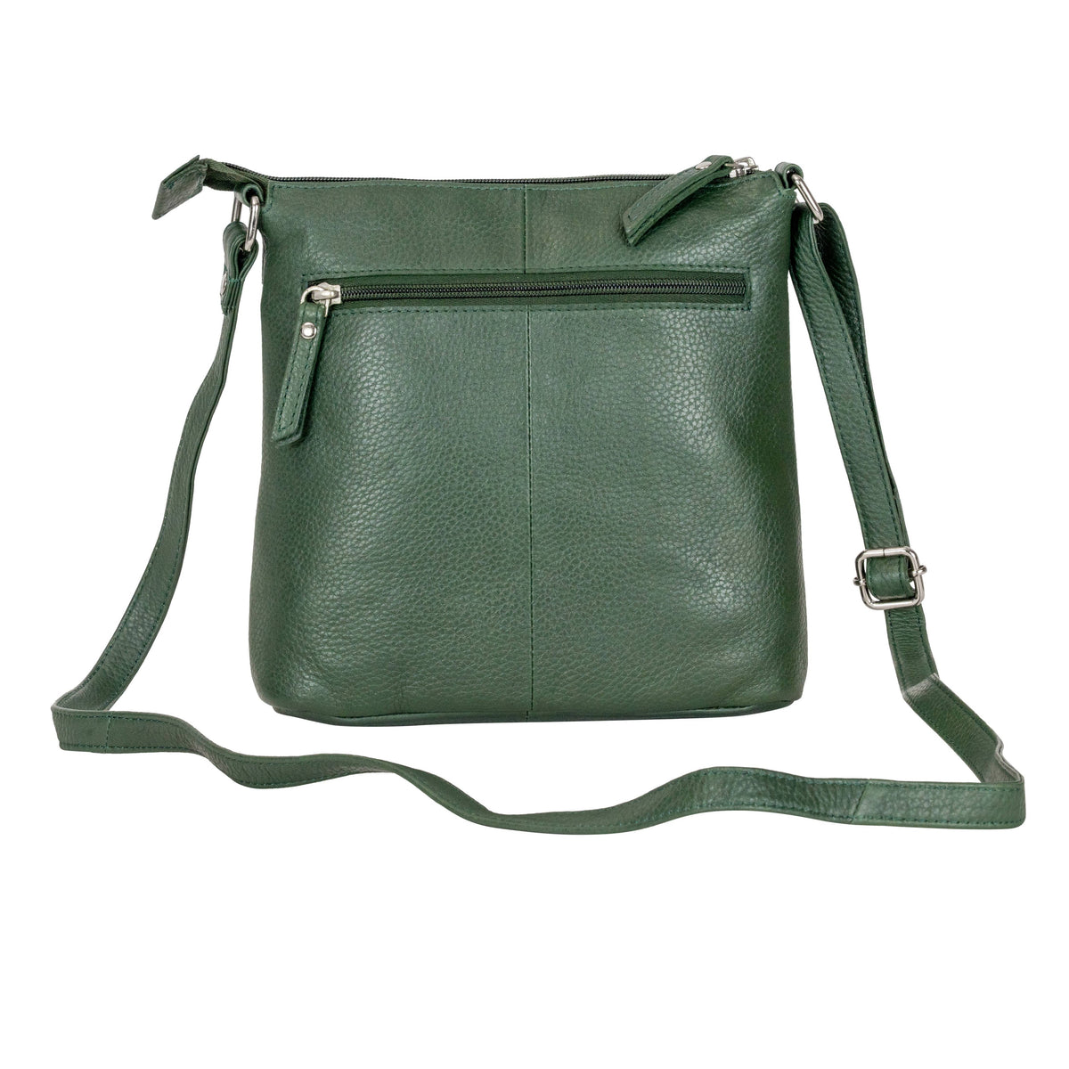 ‘Camden’ Crossbody Leather Bag - Sea Green