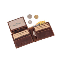 'Samson' RFID Leather Wallet – Camel