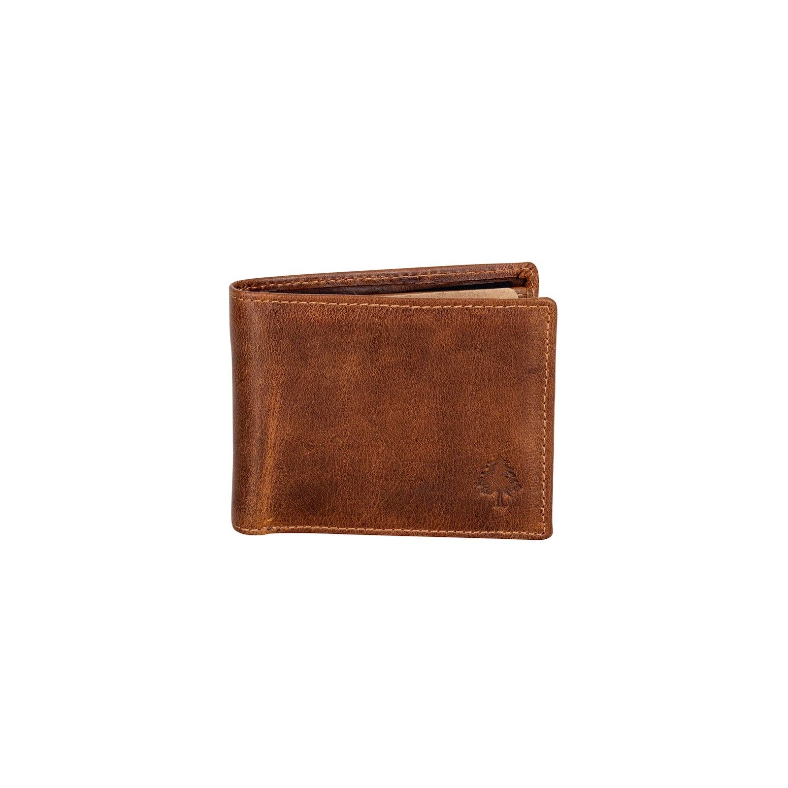'Samson' RFID Leather Wallet – Camel
