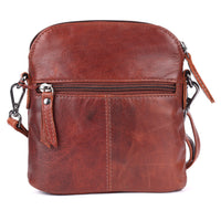 'Alder' Leather Crossbody Bag – Camel