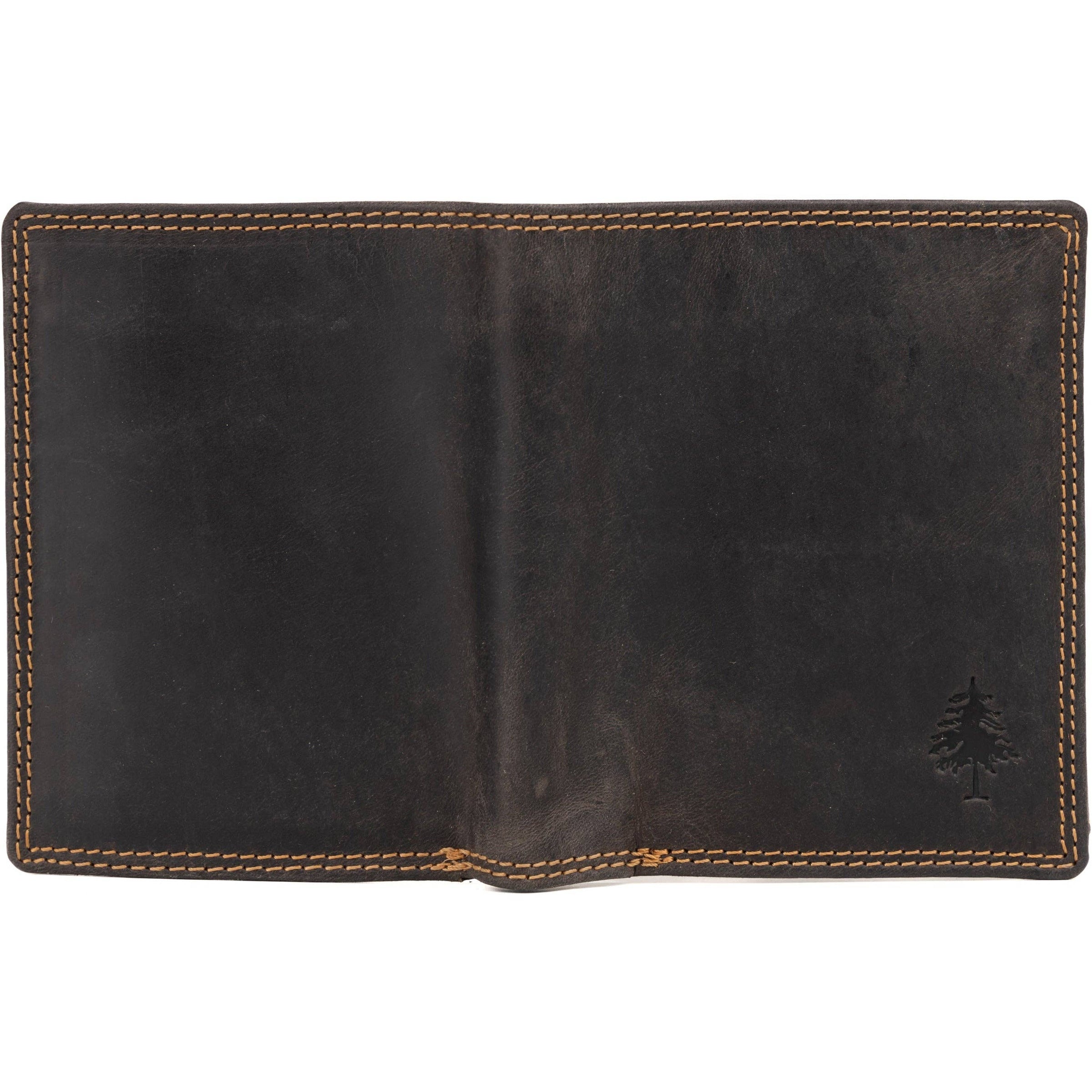 'Melton' Mens RFID Leather Wallet - Brown