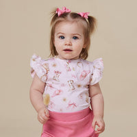 Boots & Bows Short Sleeve Bodysuit