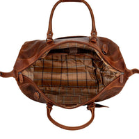 'Christine' Leather Pioneer Weekender Bag - Sandel