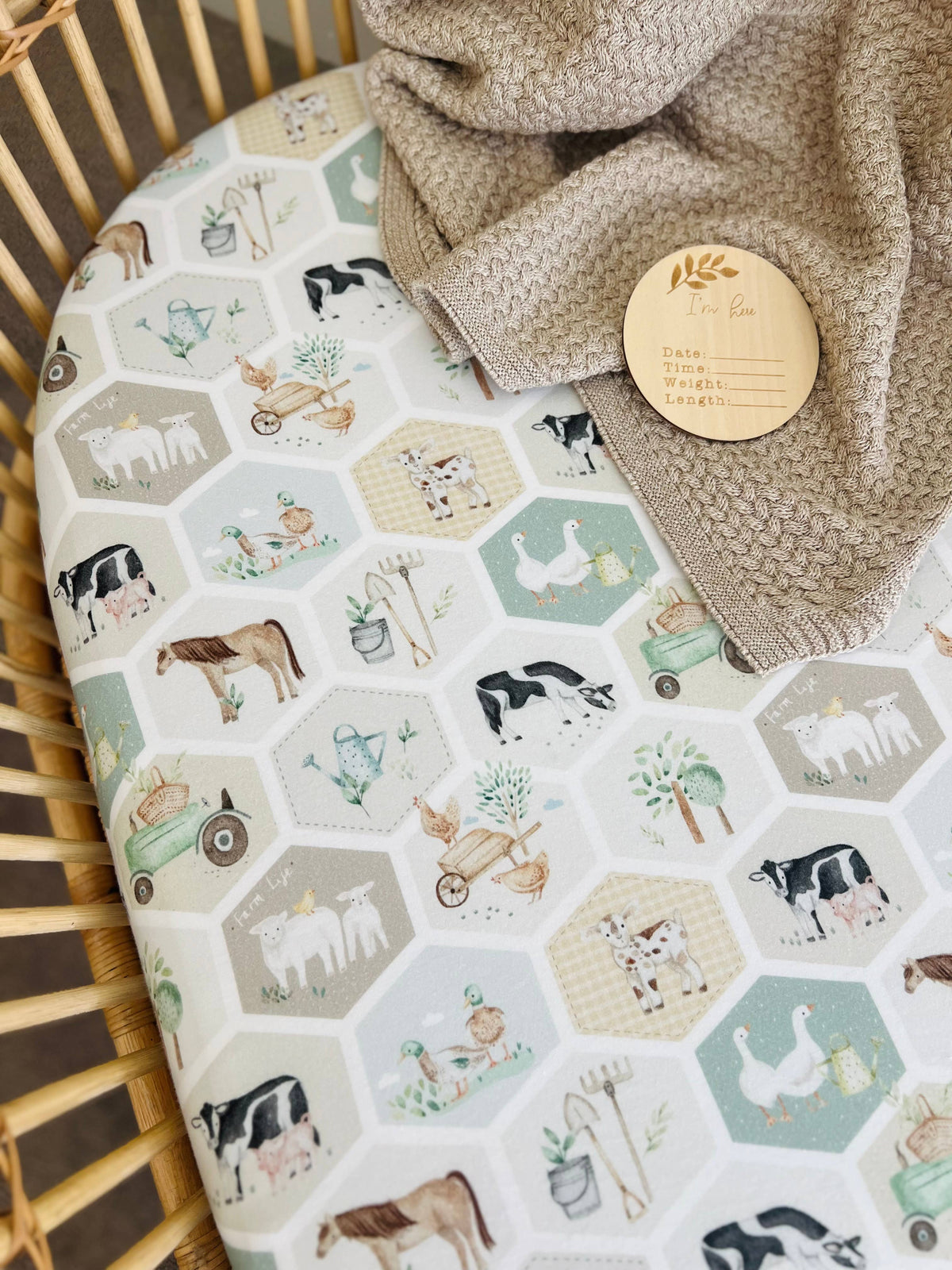 Co-Sleeper Sheet - Patchwork Farm