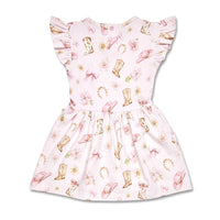 Boots & Bows Short Sleeve Dress