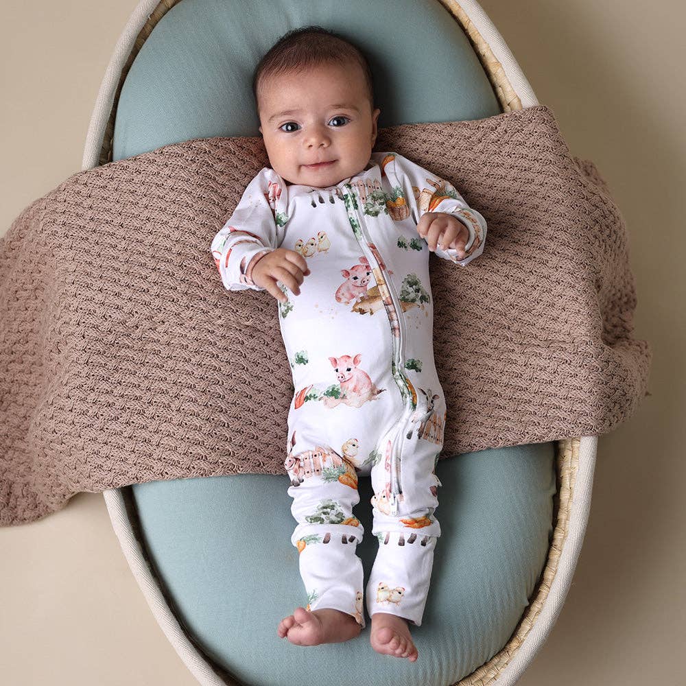 Farm Organic Snugglesuit Convertible Romper