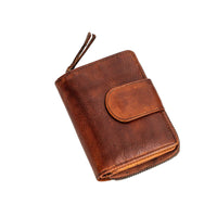 'Tina' Women's Leather Wallet - Cognac
