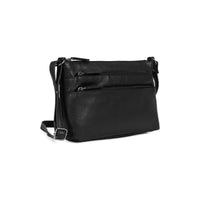 Crossbody Leather Bag - Black