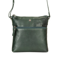 ‘Maple’ Crossbody Shoulder Bag - Bottle Green
