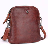 'Alder' Leather Crossbody Bag – Camel