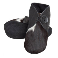 Cowhide Baby Booties