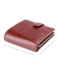 ‘Heritage’ RFID Leather Bifold Wallet – Cognac