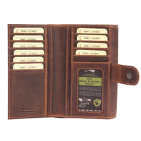 Greenwood Leather Brighton Travel Organiser Wallet