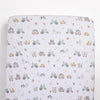 2 Pack Cot Fitted Sheets - Tractor Ride