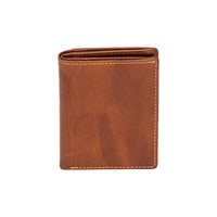 'Freya' Leather Card Holder - Camel