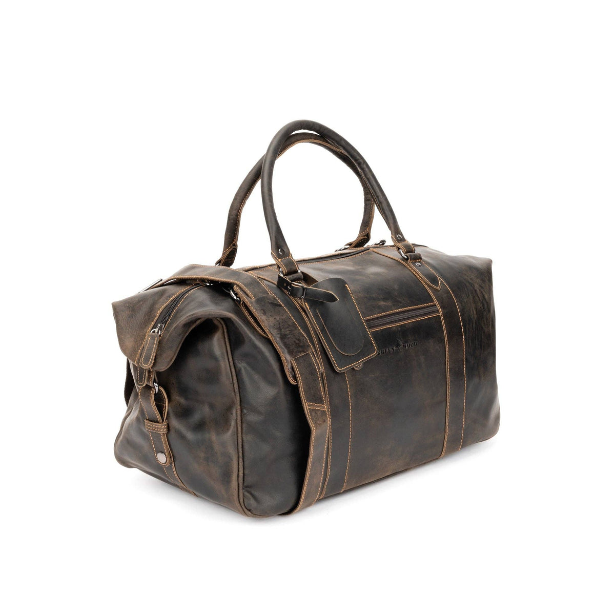 'Grant' Weekender Duffle Bag - Brown