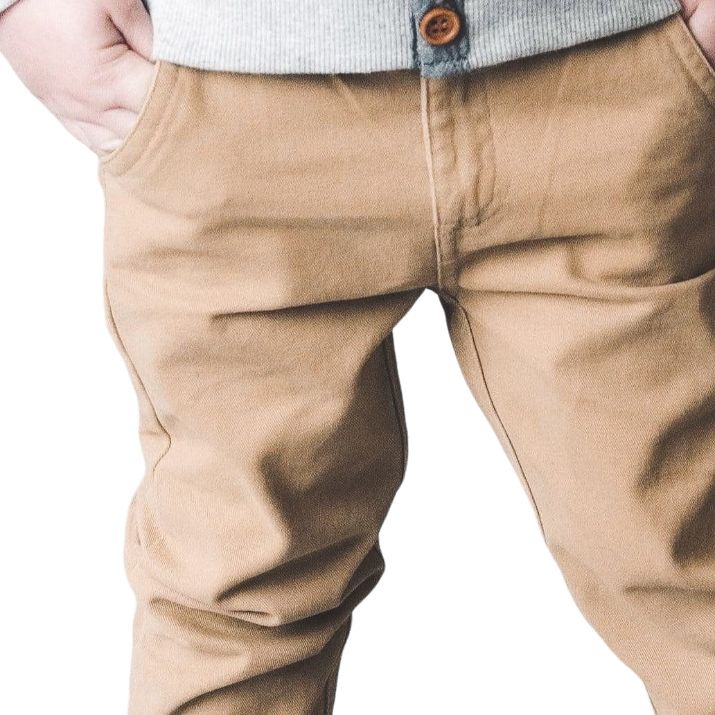 Boys Chino Pant - Taupe