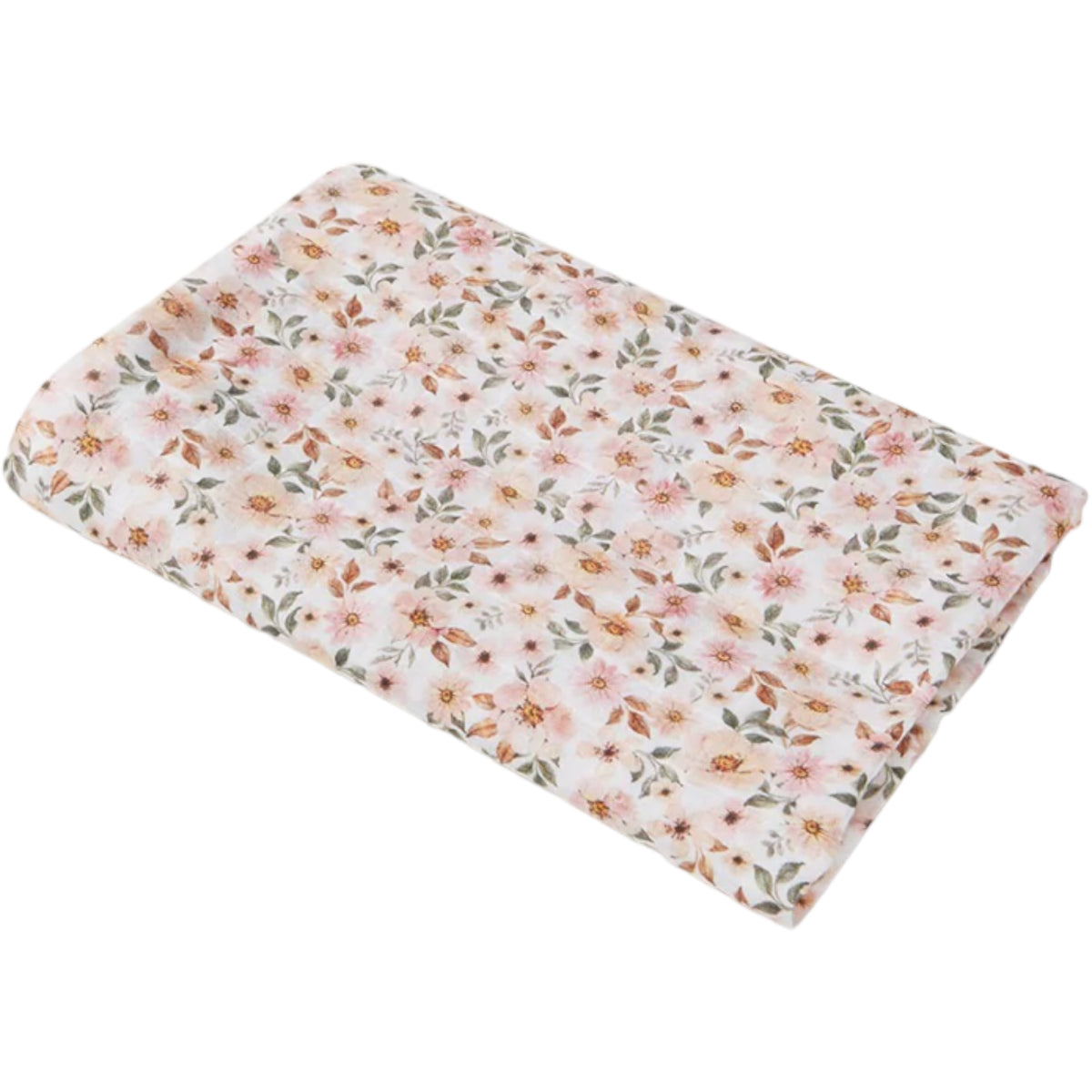 Spring Floral Organic Muslin Wrap