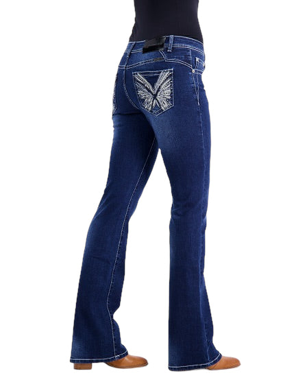 'Sadie' Wild Child Bootcut Jeans