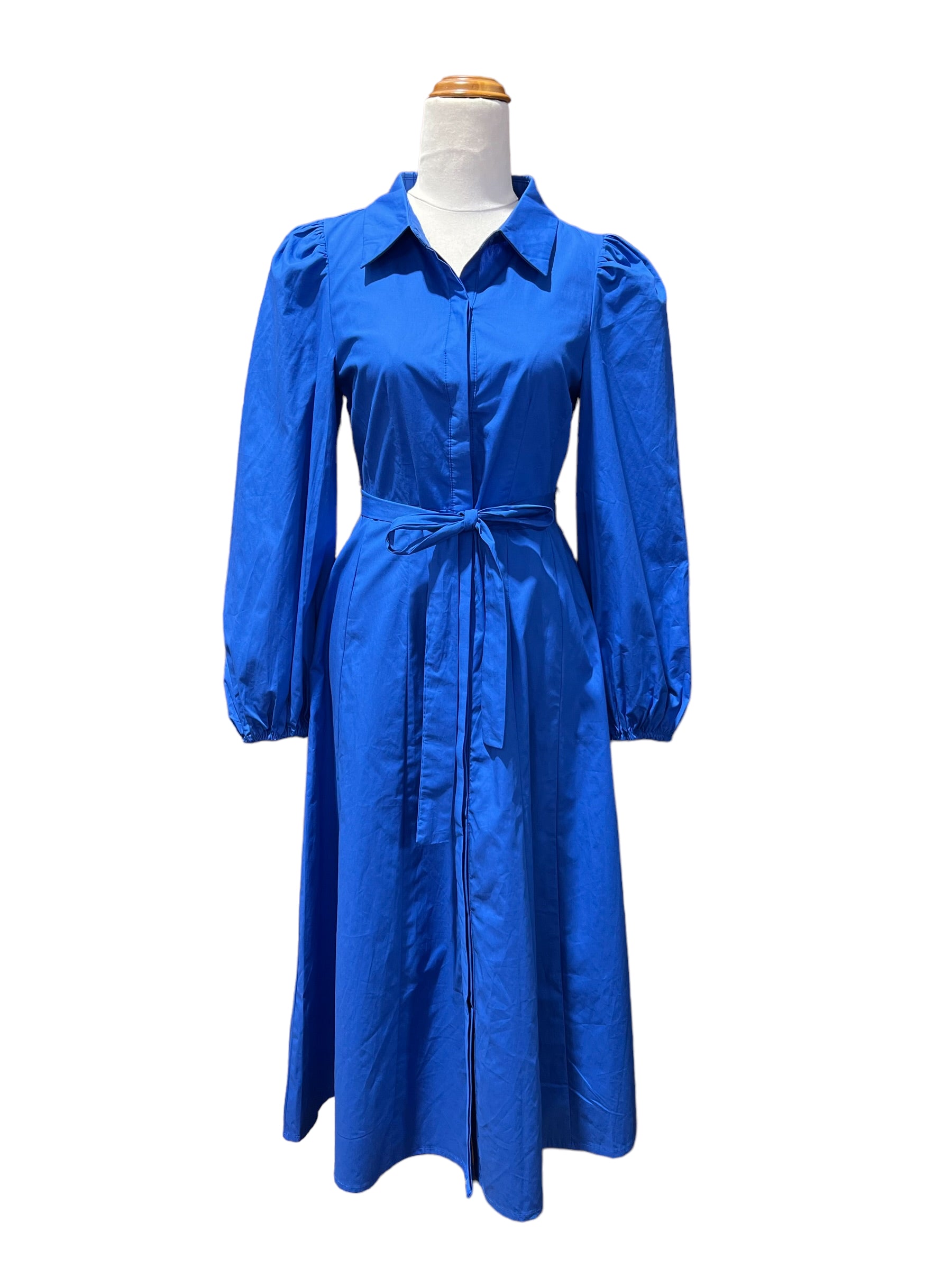 'Zahlia' Midi Dress - Electric Blue