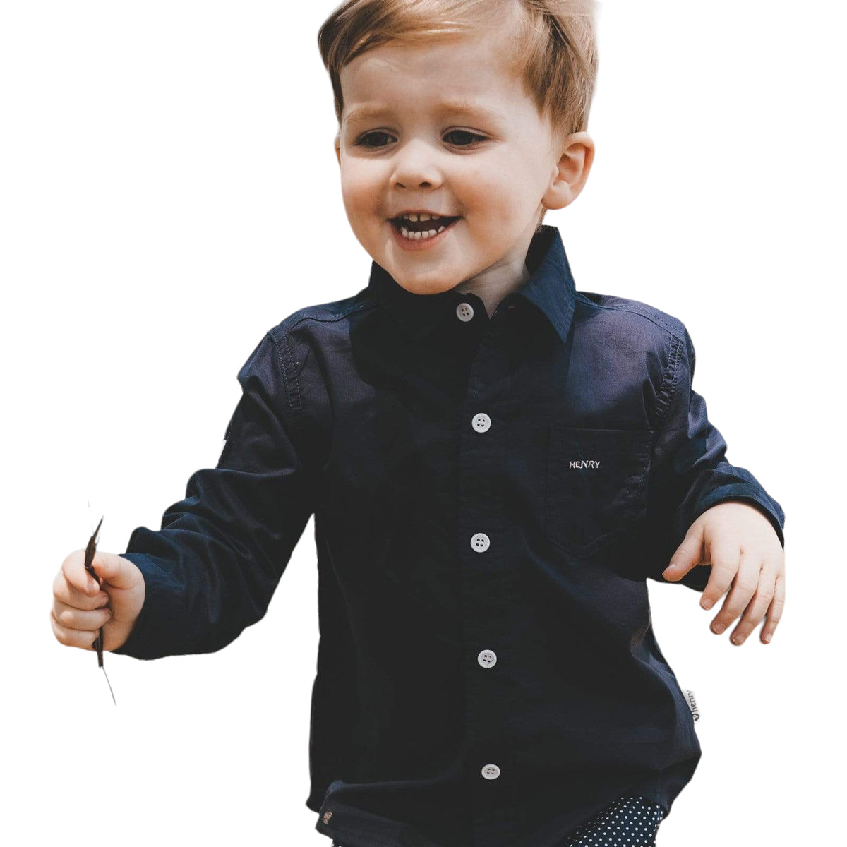 [SALE] Boys Classic Shirt - Navy