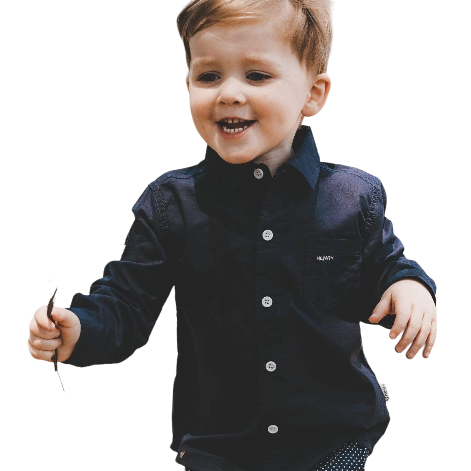 [SALE] Boys Classic Shirt - Navy