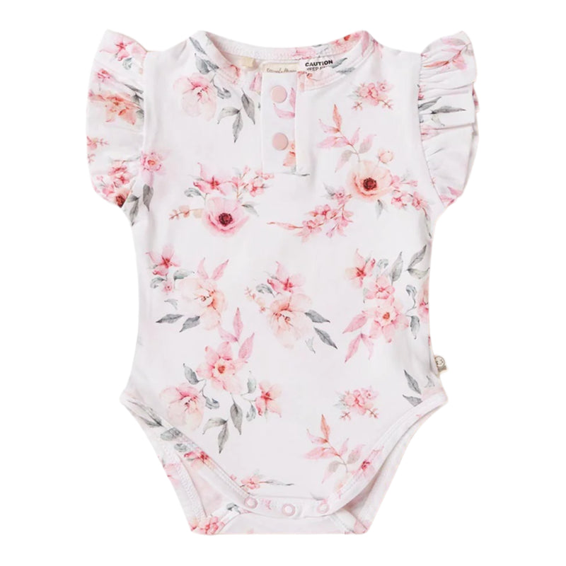 Camille Short Sleeve Organic Bodysuit