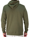 Mens Trademark Vintage Embroidered Hoodie - Army