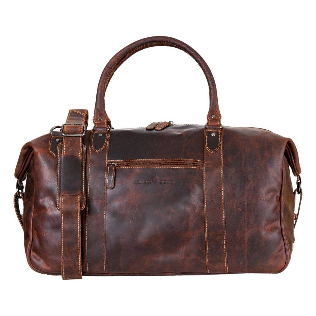 The Weekender Leather Duffle Bag Sandel Cutting Edge Country