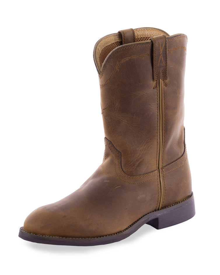 Mens Waterproof Leather Roper Boot