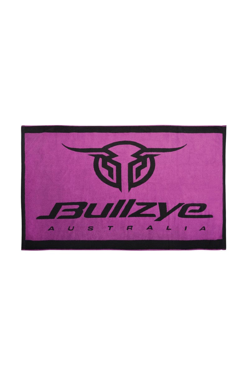 Bullzye Logo Beach Towel - Violet