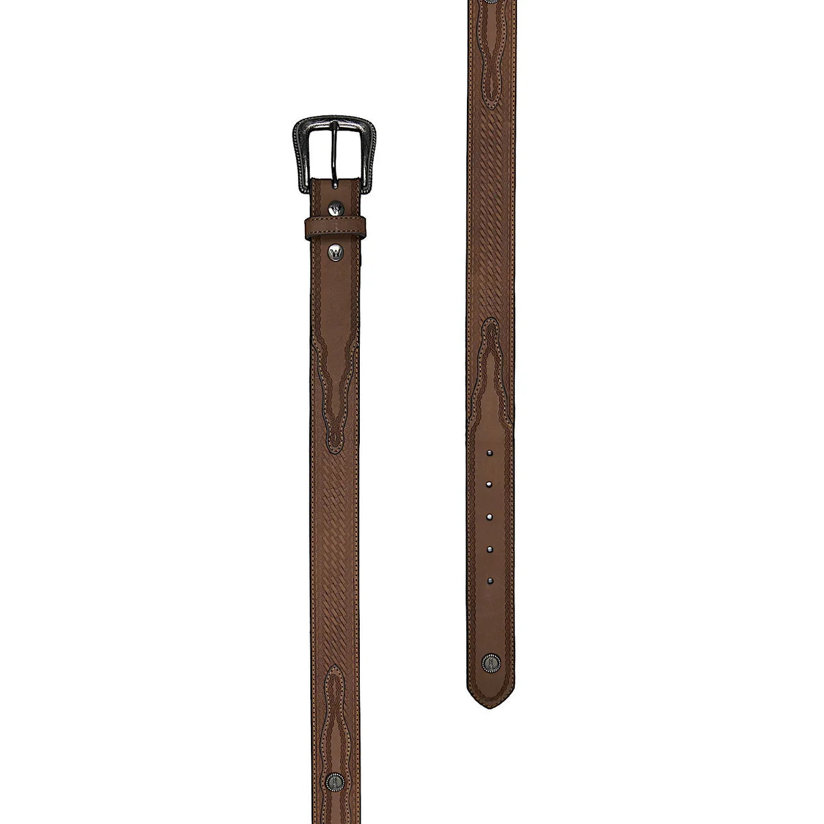 'Dale' Leather Belt - Tan