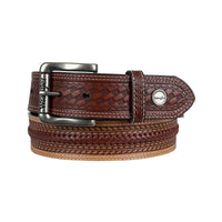 'Kayson' Leather Belt - Tan