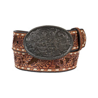 'Savannah' Leather Belt - Light Tan