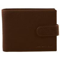 Rustic Leather Mens Bi-Fold Wallet