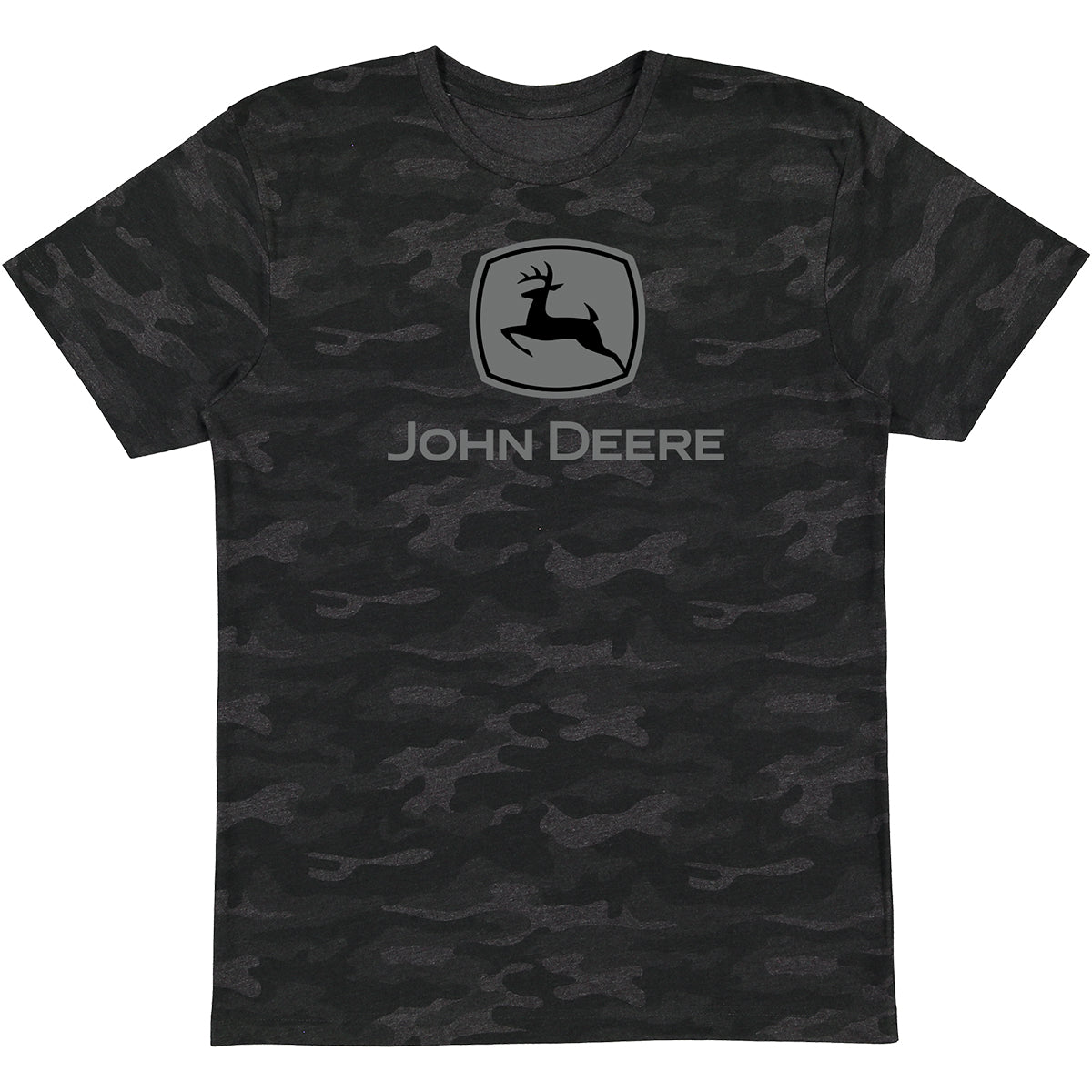 [SALE] John Deere Black Camo Logo Tee