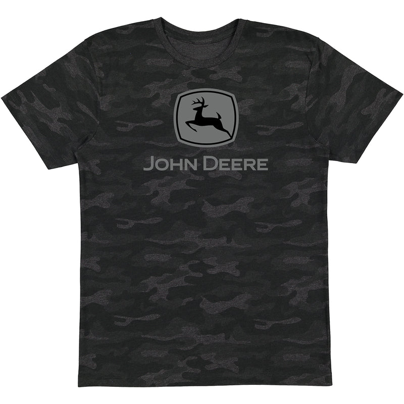 [SALE] John Deere Black Camo Logo Tee