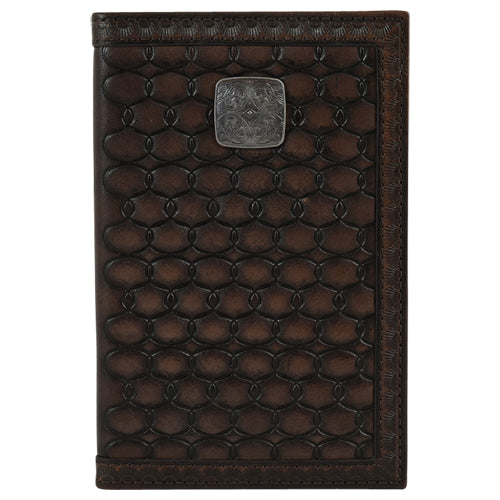 Justin Men's Low Profile Tooled Rodeo Wallet