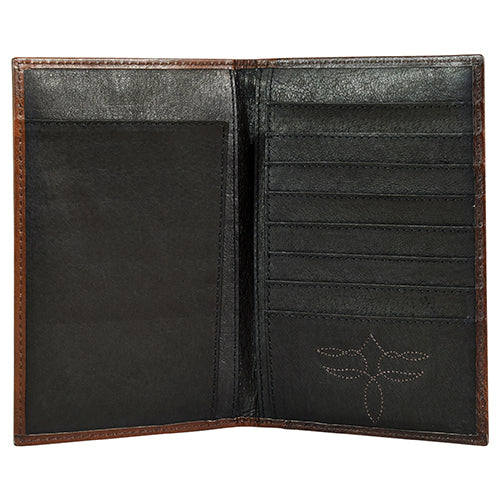 Justin Men's Low Profile Tooled Rodeo Wallet