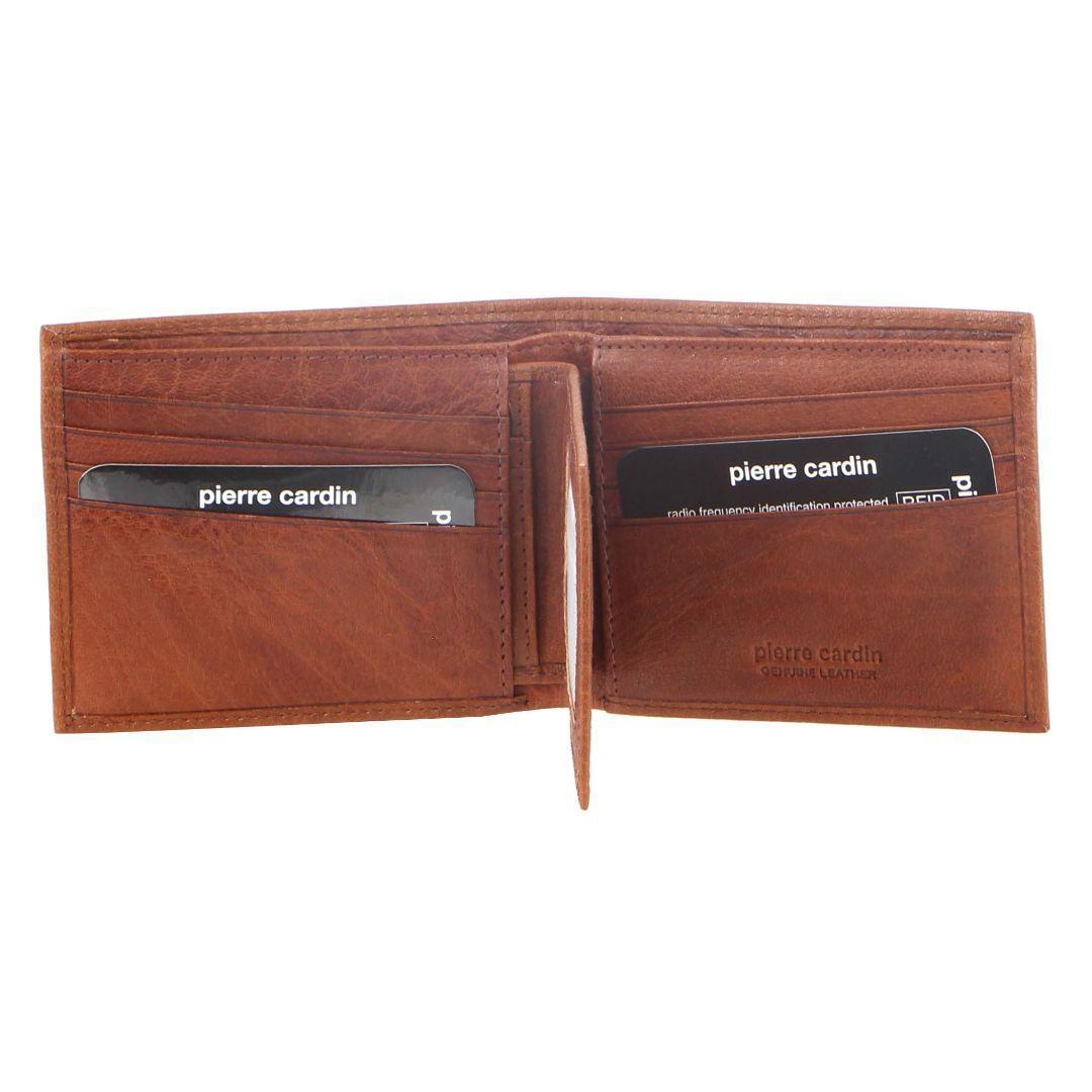 Rustic Leather Mens Slim Bi-Fold Wallet