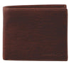 Rustic Leather Mens Slim Bi-Fold Wallet