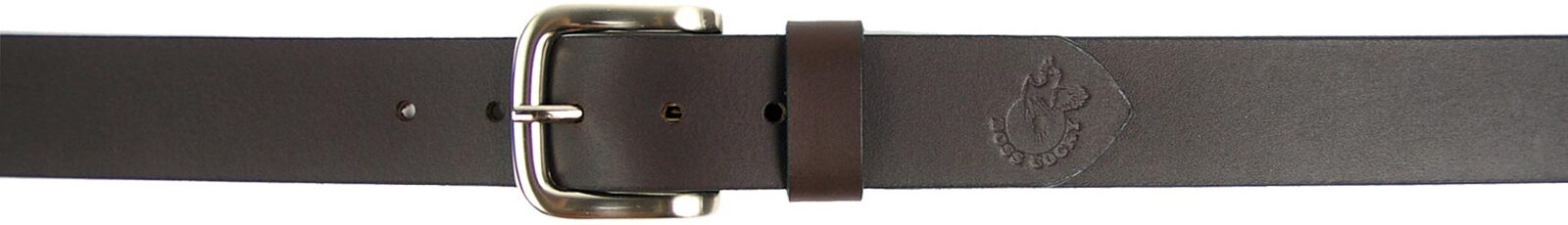Casual 1.5" Leather Belt - Brown