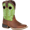 Durango® Lil’ Rebel Pro™ Youth Lime Western Boot