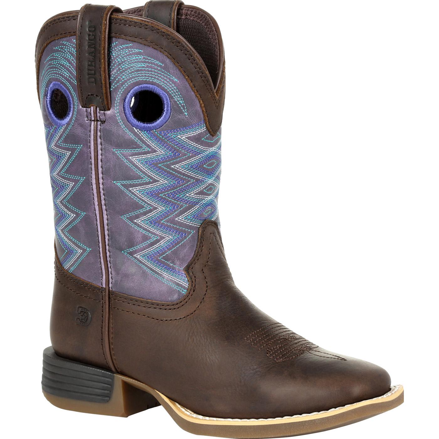 Durango Lil’ Rebel Pro Youth Amethyst Western Boot