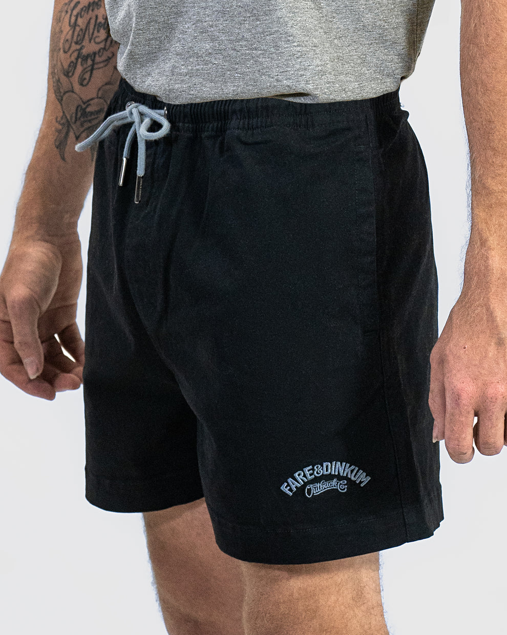 Mens Rugger Shorts - Black